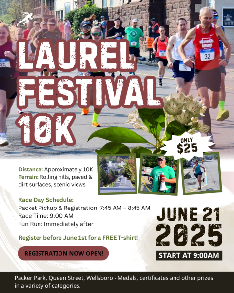 Laurel Festical 10k poster