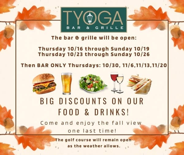 tyoga bar and grill